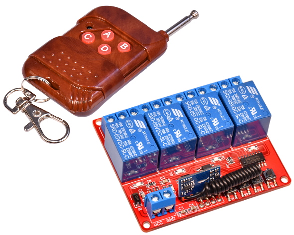 4 channel receiver and transmitter