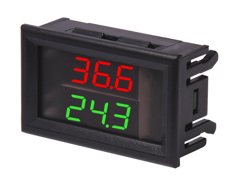 NTC 10K Sonde Anzeige LED Doppelt Thermometer Sensor Doppelthermometer W1230